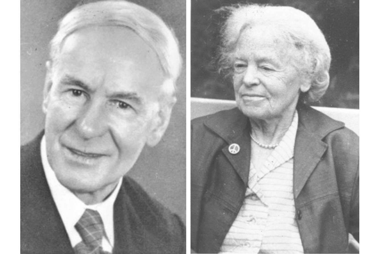 Photographs of Corder and Gwen Catchpool in later life